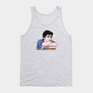 Elio with Books Tank Top